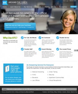 ATC New Call Center Website Design